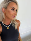 Heart Of Pearl 16-18" Water Resistant Necklace