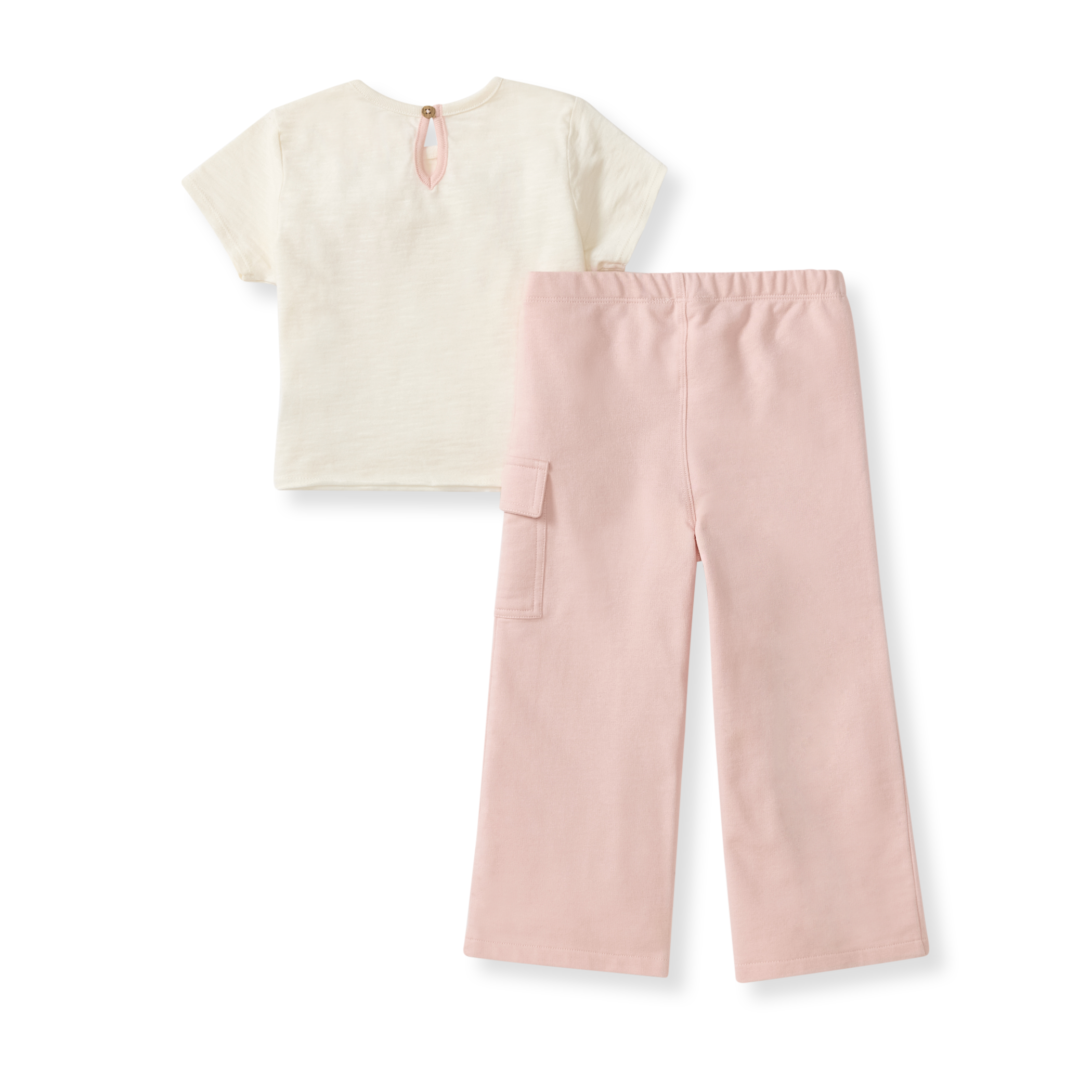 Girls Club Pocket Tee + Cargo Pants Outfit SET