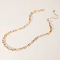 18K Gold Dipped 16" Chain Link Necklace
