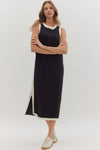 CEO Of Chic Black Contrast Dress