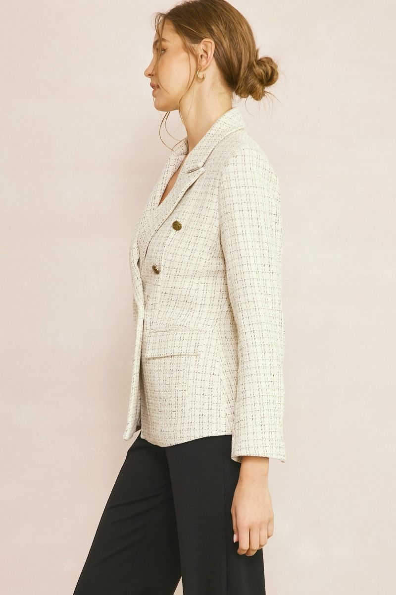 Tailored to Timeless Classic Chic Double Breasted Blazer