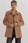 Warm Embrace Elegant Faux Wool Coat