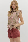Boheme Bloom Floral Vest / Top