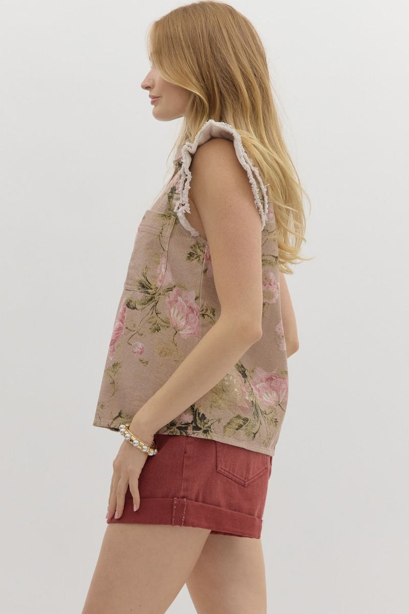 Boheme Bloom Floral Vest / Top