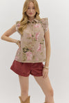 Boheme Bloom Floral Vest / Top