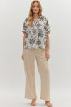Delicate & Dreamy Floral Chic Blouse