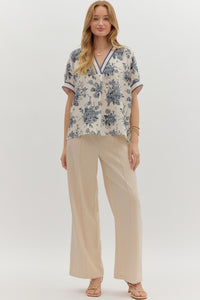 Delicate & Dreamy Floral Chic Blouse
