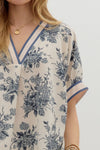 Delicate & Dreamy Floral Chic Blouse