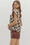 Primal Poise Printed Ruffle Blouse