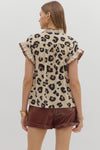Primal Poise Printed Ruffle Blouse