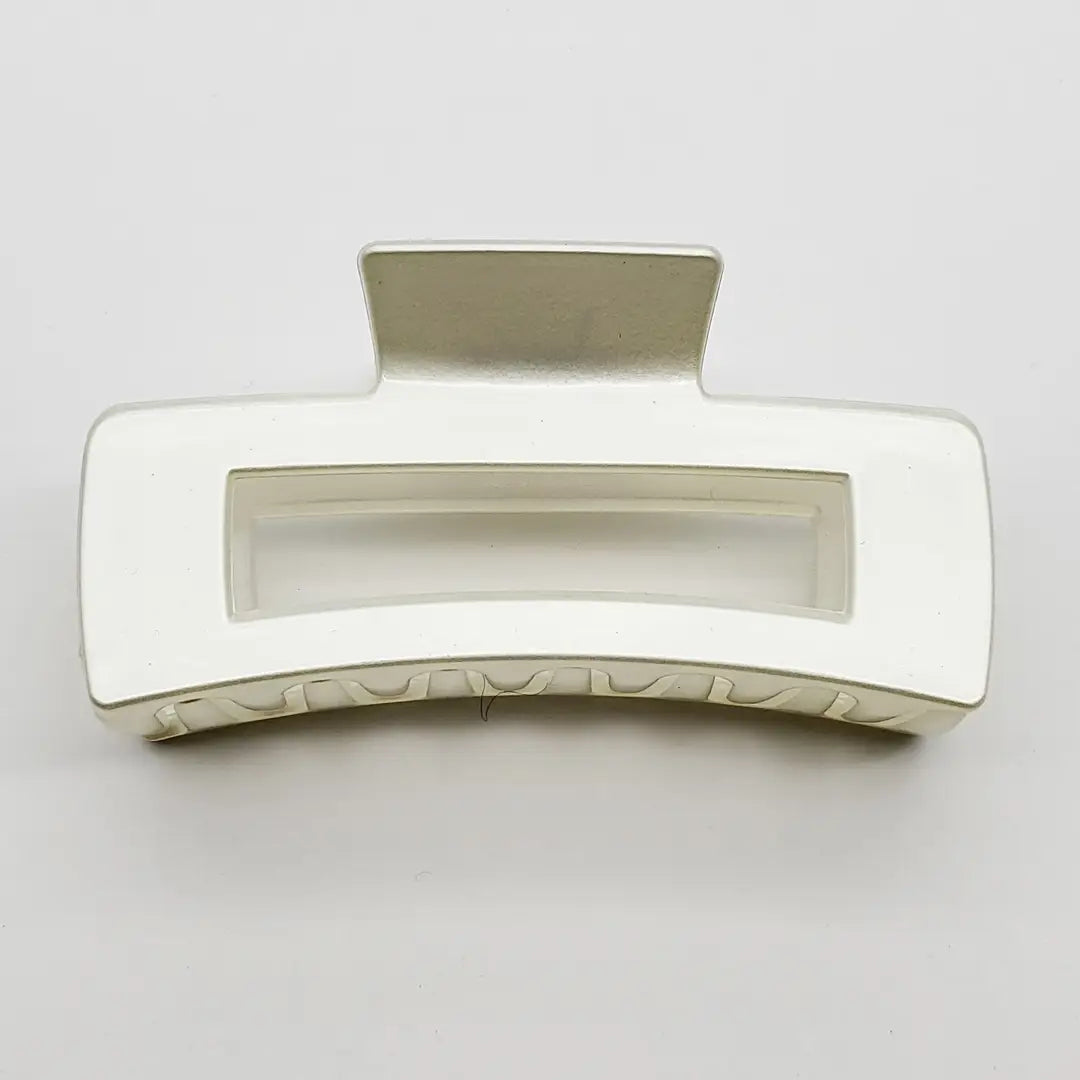 Glossy Rectangle Shape Hair Clip