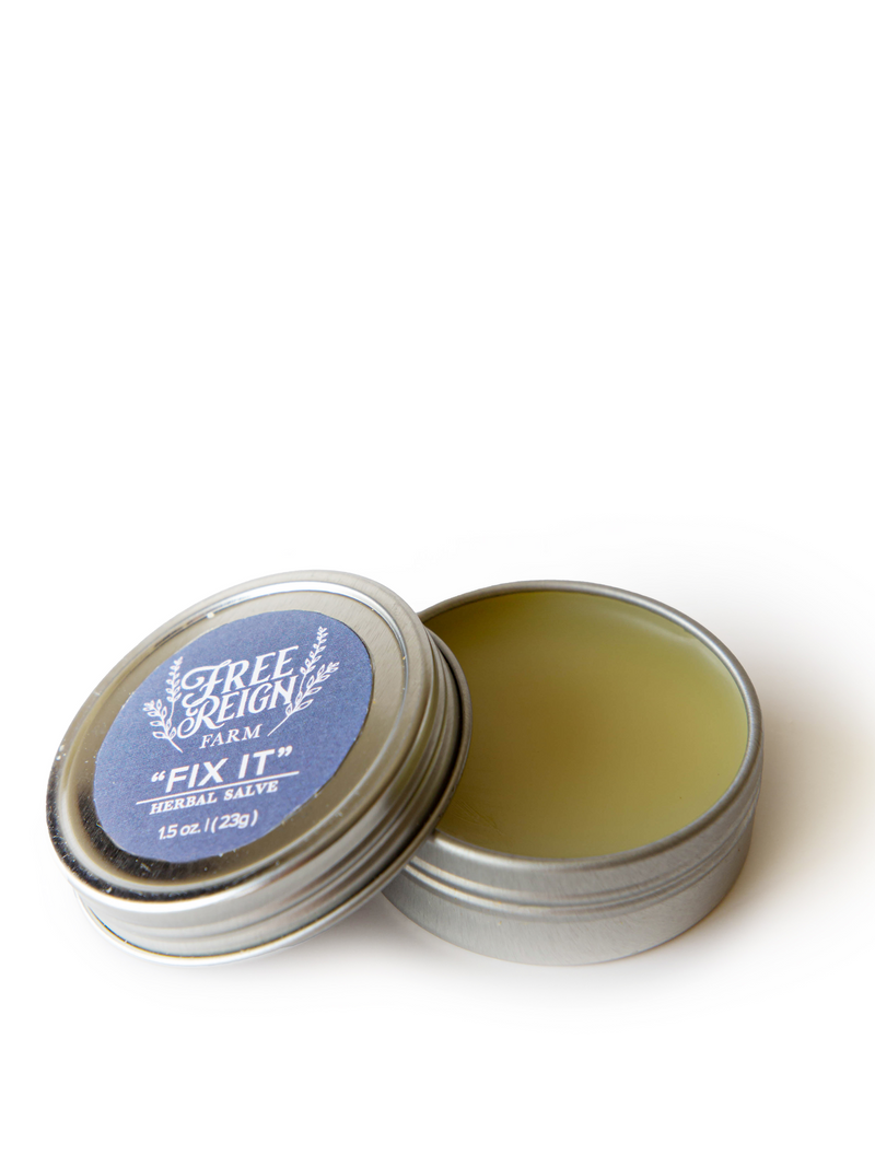 [Free Reign Farm] Fix It Herbal Salve- .8 oz