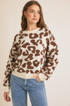 Laid Back Leopard Knit Sweater