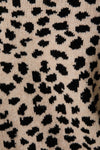 Spot On Animal Print Tie Cardigan