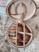 Velvet Circular Jewelry Cases