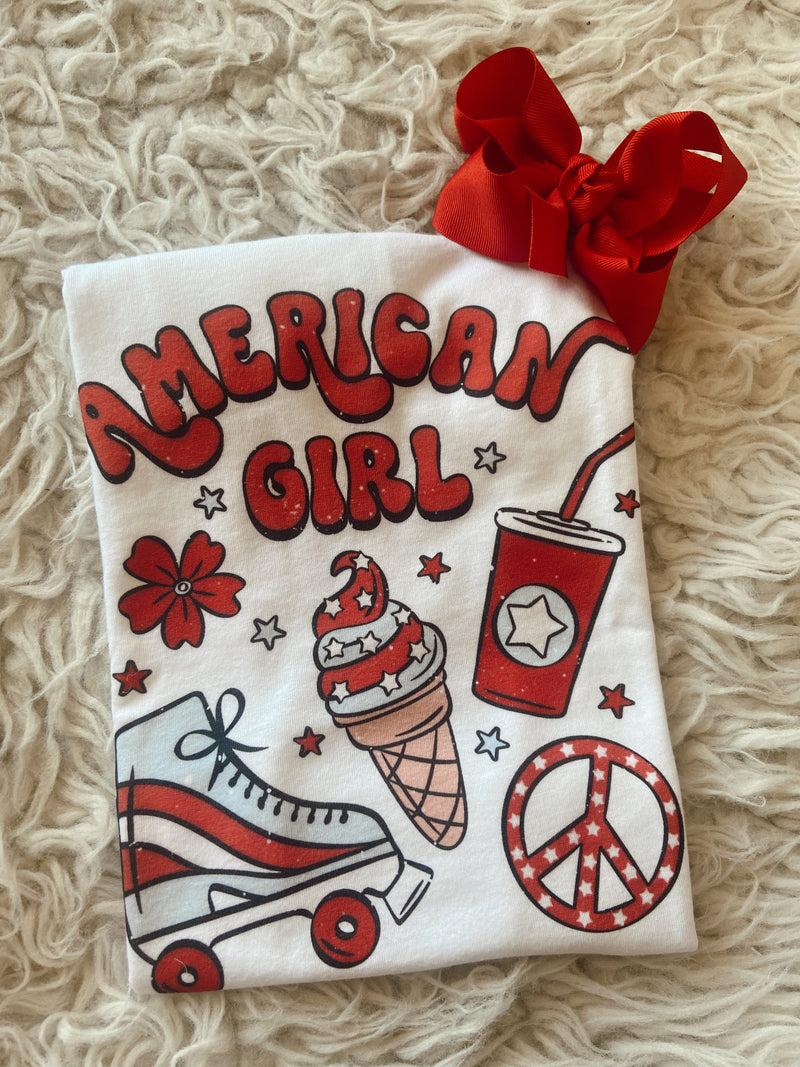 Kids American Girl Graphic Tee