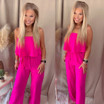 Golden Hour Strapless Jumpsuit