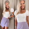 Lucky You Lavender Skirt