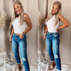 Heidi Mid Rise Boyfriend Jeans