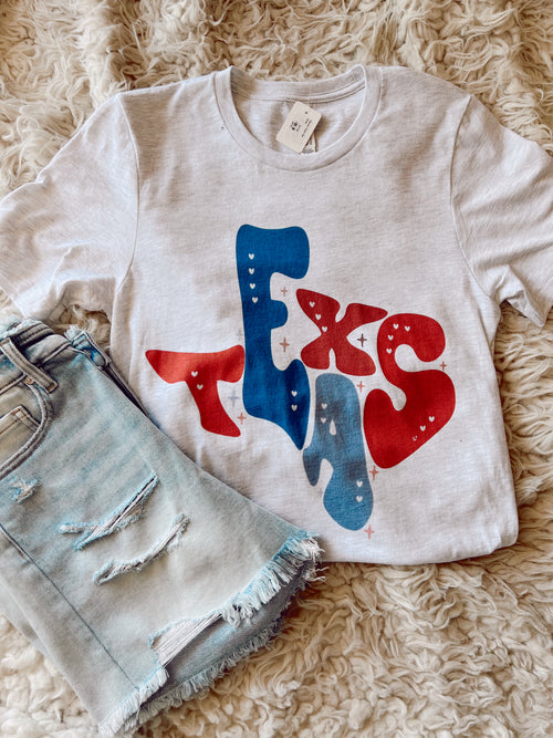 Patriotic Texas Graphic Tee