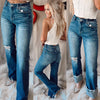 Montana High Rise Straight Leg Jeans