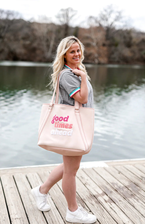 Good Times Ahead Neoprene Tote Bag