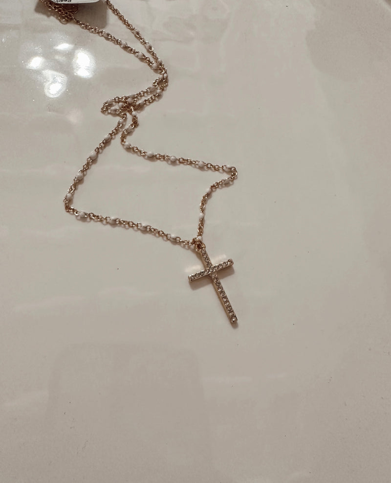 Asst Dainty Cross Necklaces
