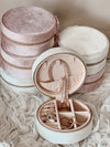 Velvet Circular Jewelry Cases
