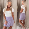 Lucky You Lavender Skirt