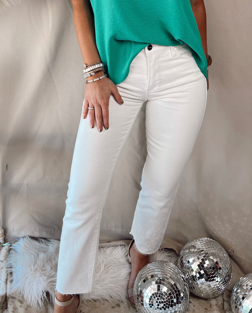 Bryant Mid Rise Straight Leg Jeans