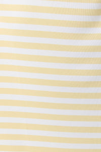 Lemon Drop Oversized Striped Super Soft Top