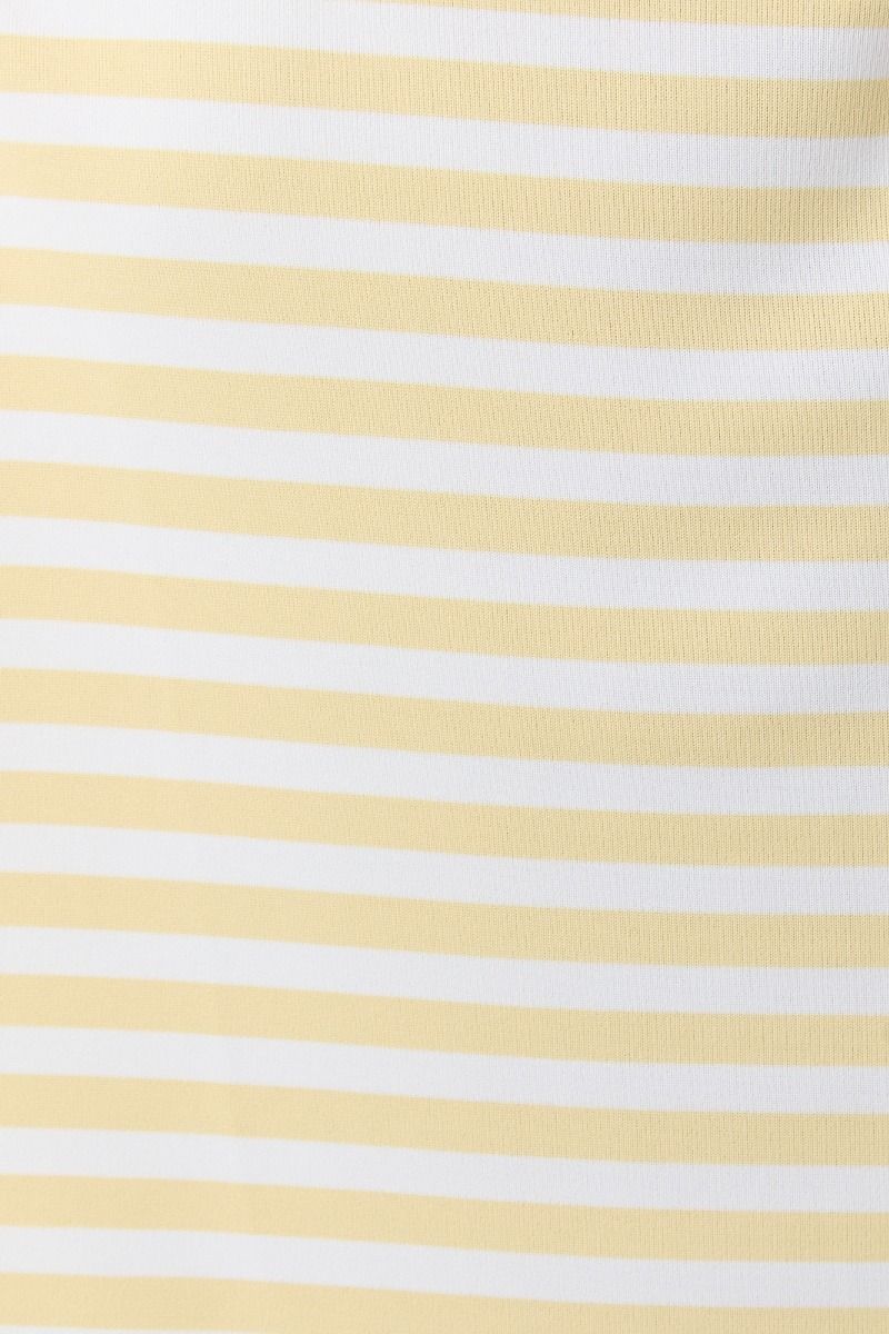 Lemon Drop Oversized Striped Super Soft Top