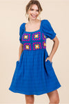 Cohen Crochet Puff Sleeve Dress