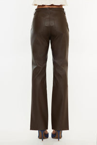 Extra Espresso Chocolate Pleather Pants