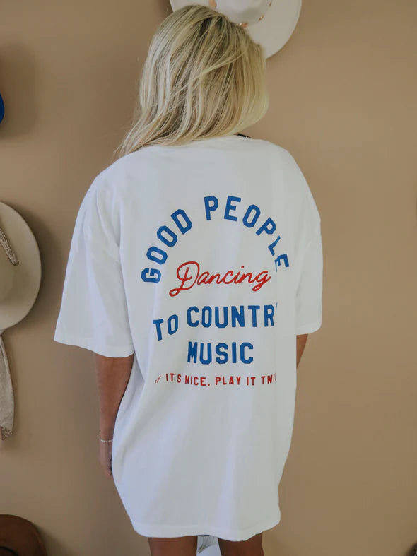 Johnny On The Vinyl Front + Back Graphic Tee