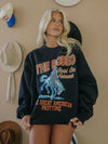 The Rodeo Goes On Forever Graphic Pullover