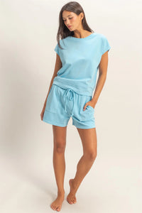 Cotton Candy Calm 2 Piece Lounge Set - Blue