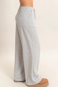 Made Easy Drawstring Pintuck Wide Leg Pants