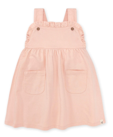 Peach French Terry Organic Cotton Dress