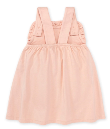 Peach French Terry Organic Cotton Dress