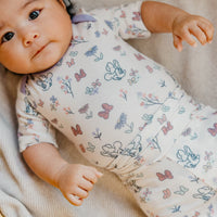 CP Long Sleeve Bodysuit - Minnie Mouse Bowquet