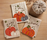 Assorted Embroidered Pumpkin Towel