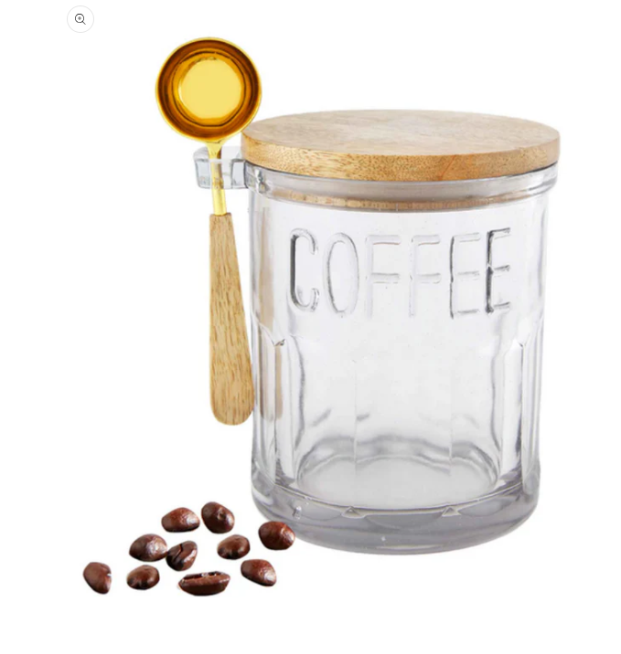 Coffee Glass Canister Set