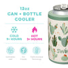 Swig Prickly Pear Can+Bottle Cooler- 12oz