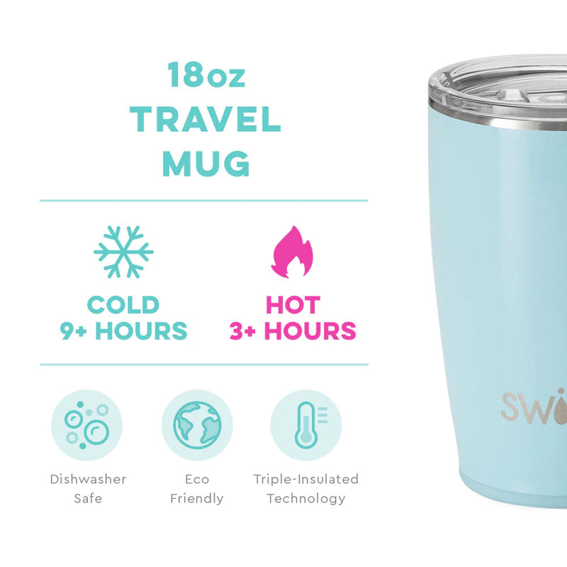 Shimmer Aquamarine Travel Mug (18oz)