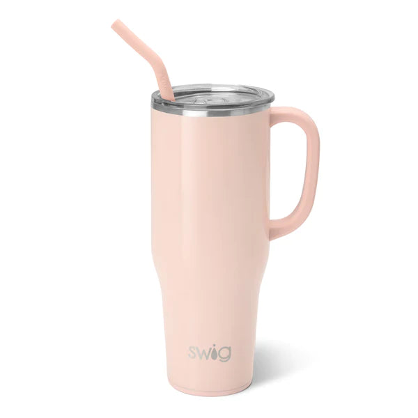 Swig 40oz Mega Mug - Shimmer Ballet Pink
