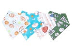 Copper Pearl Baby Bandana Bibs Set of 4 - Sports Medley