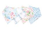 Copper Pearl Baby Bandana Bibs Set of 4 - Genevieve