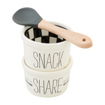 Snack Share Tidbet & Spoon Set