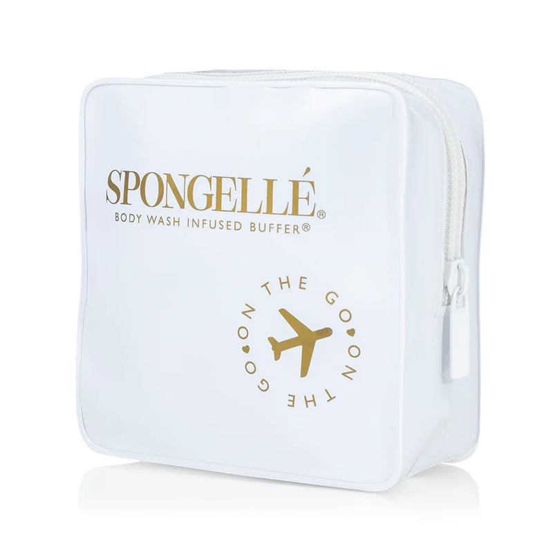 Spongelle Body Buffer Travel Case - White